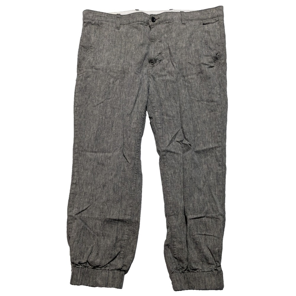 Levi's Linen Blend Heather Gray Chino Jogger Pants - Men‎ 38X25